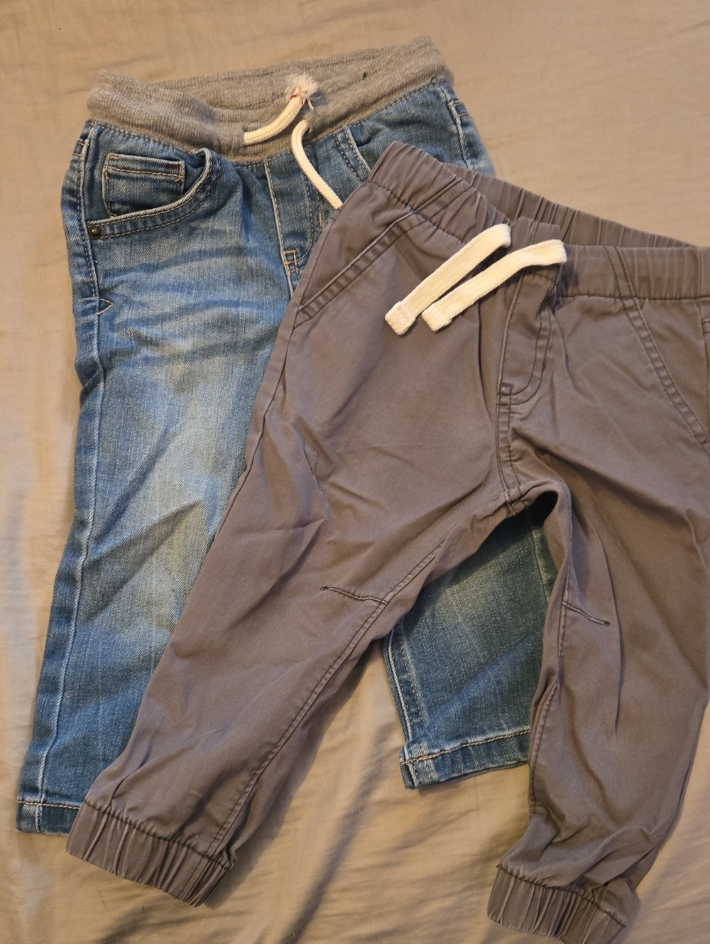 Cat & Jack Gray Jogger Pants with Drawstring